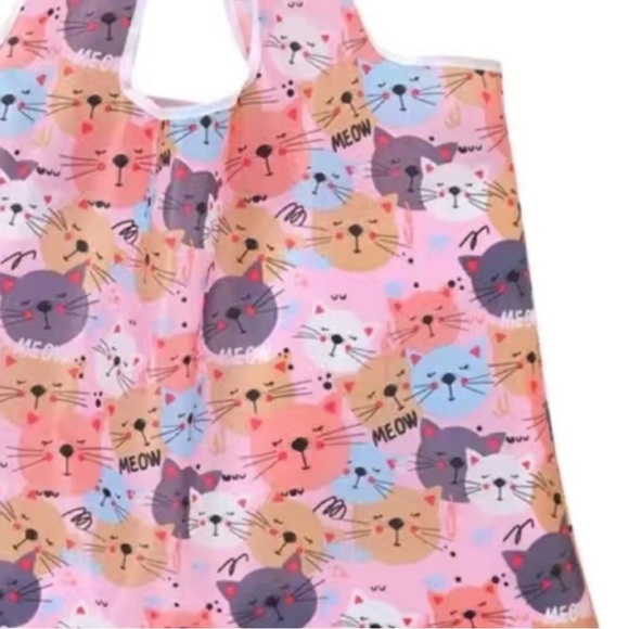 ๐ปCat Print Shopping Bag Tote๐ - Picture 2 of 4